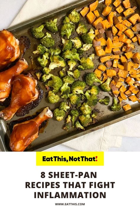 Anti Inflammation Sheet Pan Recipes, Easy Anti Inflammation Dinners, Anti Inflammation Dinner, Anti Inflammation Weekly Meal Plan, Reducing Inflammation In The Body Diet, Baked Salmon And Asparagus, Inflammatory Vegetables To Avoid, Inflammation Diet Recipes, Sheet Pan Dinners Chicken