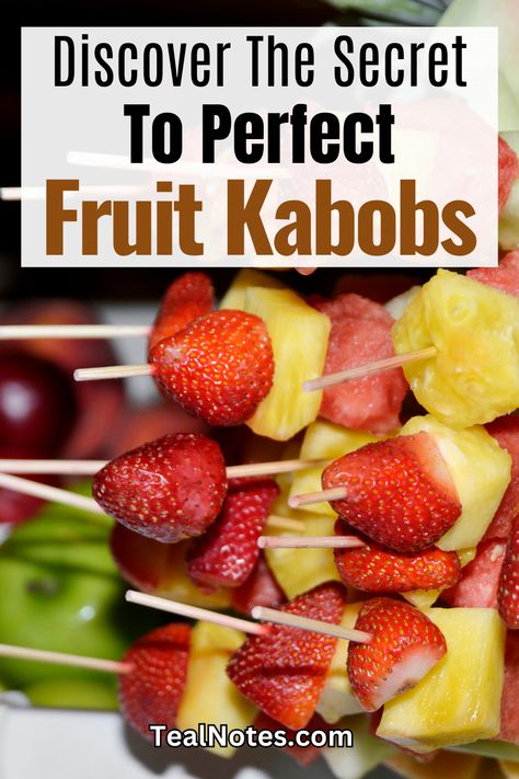 Hawaiian Fruit Kabobs, Rainbow Fruit Kabobs Skewers, Fruit And Donut Hole Kabobs, Cute Fruit Appetizers, How To Make Fruit Kabobs Skewers, Best Fruit Platter Ideas, Party Fruit Kabobs, Fruit Kabobs For Party Skewers Simple, Fruit On Toothpicks