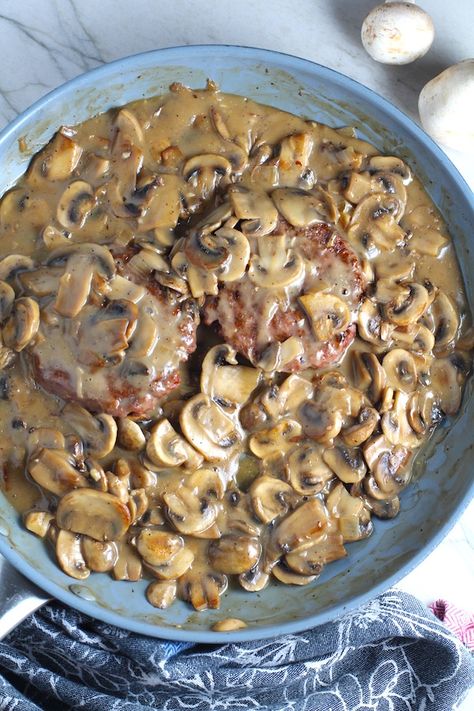 Mushroom Sauce Without Cream, Mushroom Zucchini Recipe, No Heavy Cream, Mushroom Pasta Sauce, Cabbage Recipes Healthy, Easy Spring Recipes, Meatless Monday Dinner, Mushroom Sauce Recipe, Cornstarch Slurry