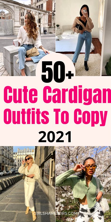 Teddy Bear Cardigan Outfit, Outfits With Oversized Cardigans, Bodysuit With Cardigan Outfit, Women’s Cardigan Outfits, Hoodie Cardigan Outfit, Beige Cardigan Outfit Aesthetic, How To Style A Short Cardigan, Cardigan As Shirt Outfit, How To Wear A Short Cardigan