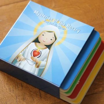 Catholic Sprouts Mystery Of The Rosary, The Mysteries Of The Rosary, Rosary Mysteries, Mysteries Of The Rosary, Cardboard Construction, Catholic Family, Rosary Prayer, Catholic Books, Catholic Kids