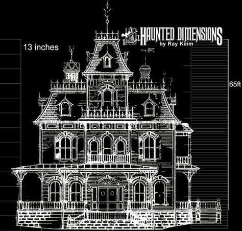 Haunted Mansion Blueprints | ... third, and final Haunted Mansion paper model kit, The Phantom Manor Mansion Blueprints, Disneysea Tokyo, Phantom Manor, Haunted Mansion Disneyland, Disney Attractions, A Haunted House, Disney Haunted Mansion, Paper Model, Happiest Place On Earth