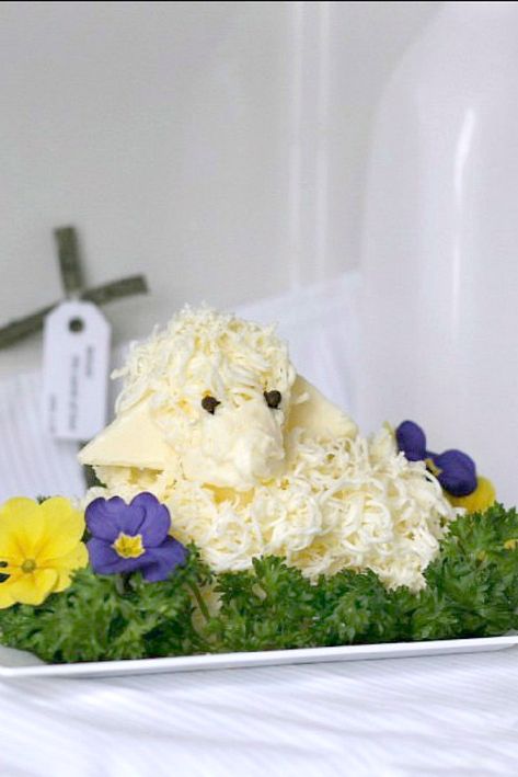 Easter Butter Lamb - Grateful Prayer | Thankful Heart Easter Sunday Desserts, Butter Lamb, Graham Cracker House, Seder Meal, Easter Dinner Table, Coconut Buttercream, Easter Party Food, Grateful Prayer, Easter Lamb