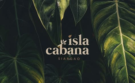 Isla Cabana // Branding on Behance Resort Branding Design, Tropical Branding Design, Resort Names Ideas, Resort Graphic Design, Spa Branding Design, Spa Identity, Resort Brand Identity, Island Branding, Cabana Restaurant