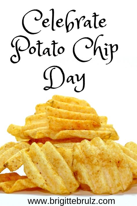 Watch some neat videos about how potato chips are made as you celebrate Potato Chip Day. Of course, you can also eat potato chips! National Potato Chip Day, National Celebration Days, Traveling Vineyard, February Holidays, National Day Calendar, St Patrick Day Activities, Growing Potatoes, National Days, Celebration Day