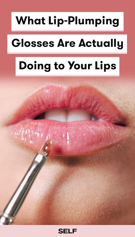 You may love your favorite lip gloss with built-in lip-plumper, but is it worth the time and money? This is what lip-plumping products are actually doing to your lips—such as causing temporary inflammation—and what you should do if you want real, long-lasting results for fuller lips. The Best Lip Plumper, Lip Gloss Plumping, Best Plumping Lip Gloss Drugstore, Best Lip Plumping Products, Plump It Lip Plumper, Best Lip Plumper Before And After, Lip Primer Before And After, Natural Ways To Plump Lips, Best Plumping Lip Gloss