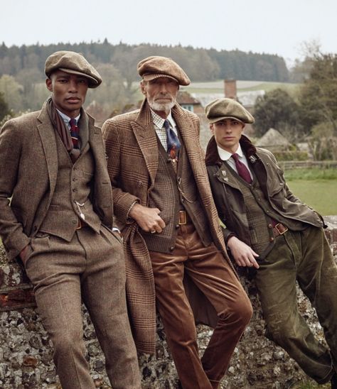 Mens Vintage Outfits, Brown Liquor, Countryside Outfit, British Country Style, 1920s Mens Fashion, Prohibition Era, Paul Brown, British Style Men, Polo Coat