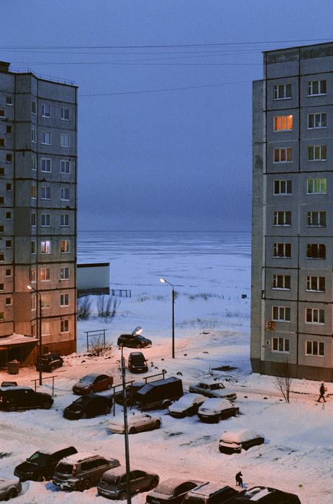 Brutalism Architecture, Russian Winter, Europe Aesthetic, Apartment Buildings, East Europe, Brutalist Architecture, Winter Scenery, Brutalism, Winter Aesthetic