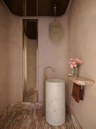 Stone Cold Stunner, Wabi Sabi Design, Vanity Ideas, Melbourne House, Apartment Renovation, Custom Bathroom, Vogue Living, Garden Architecture, Architecture Awards