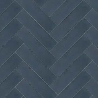 Brick Solid 2x8 Archives | Cement Tiles in Stock by Original Mission Tile Bathroom Tile Herringbone, Chevron Tiles Floor, Blue Herringbone Tile, Blue Tile Floor, Navy Blue Tile, Herringbone Tile Floors, Mission Tile, Materials Board Interior Design, Chevron Tile