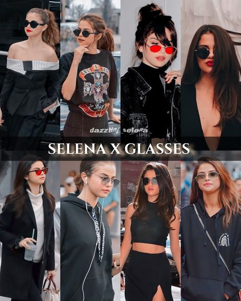 Sunglasses Selena Gomez, Selena Gomez Glasses, Selena Gomez Sunglasses, Selena Gomez Cute, Beauty Skin Care Routine, Care Routine, Selena Gomez, Beauty Skin, Skin Care Routine