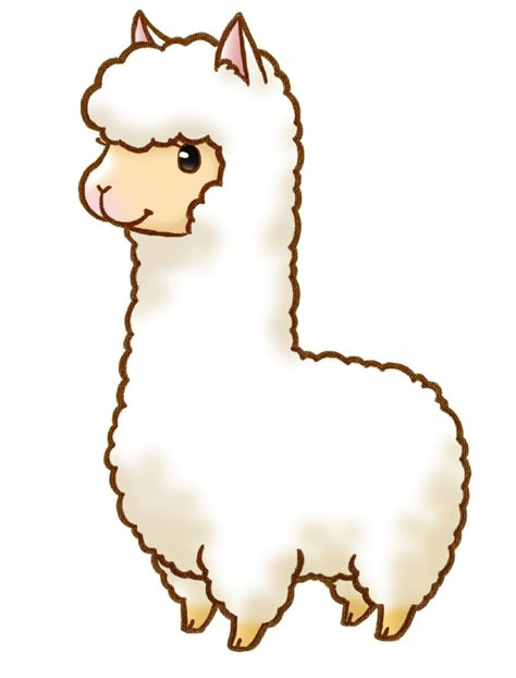 Alpaca | Harvest Moon: Tale of Two Towns Alpaca Drawing, Llama Drawing, Harvest Moon Game, Cute Llama, Harvest Moon, Chalk Art, Free Clip Art, Rock Art, Cartoon Drawings