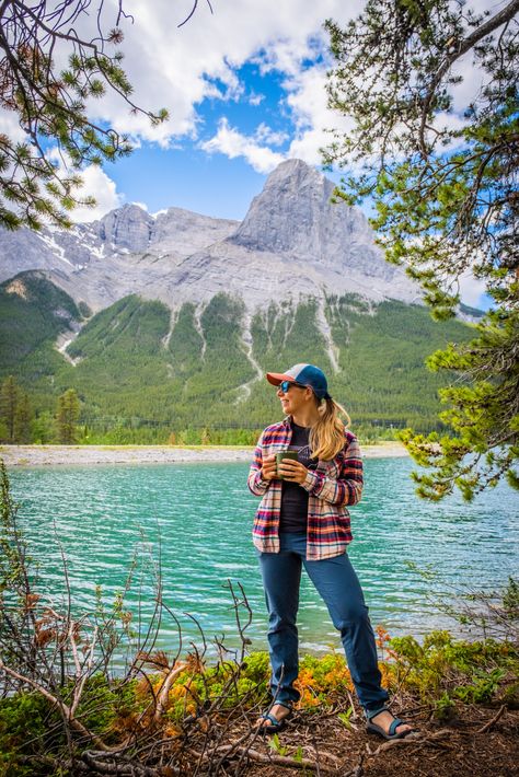 Visiting Banff in June? Here are 10 Helpful Things to Know and Do - The Banff Blog Banff In June, Banff Canada Summer, Minnewanka Lake, Banff Hiking, Best Hiking Backpacks, Canada Summer, Alberta Travel, June Lake, Canmore Alberta