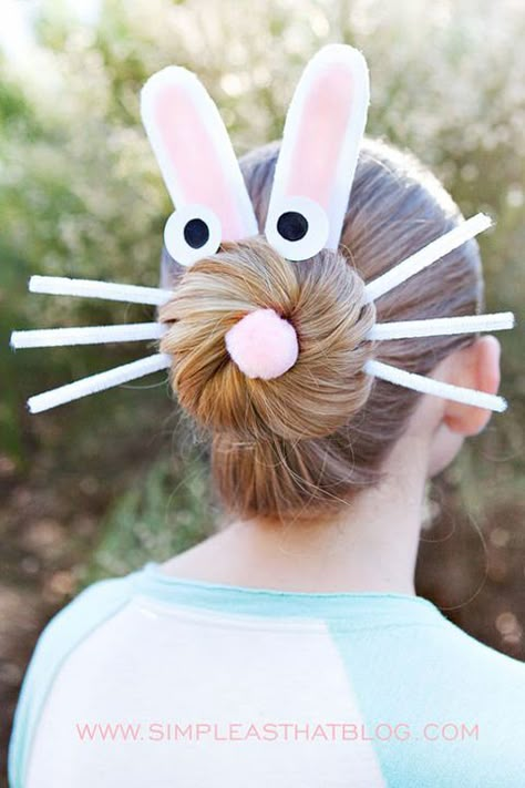 Crazy Hair For Kids, Easter Hat Parade, Parade Ideas, Easy Hairstyles For Kids, Easter Hat, Easter Hats, Easter Hairstyles For Kids, Crafts Easter, Wacky Hair Days