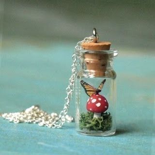 Mini Terrarium, Tiny Jars, Terrarium Jewelry, Mini Glass Bottles, Mini Jars, Miniature Bottles, Bottle Jewelry, Bottle Charms, Bottle Necklace