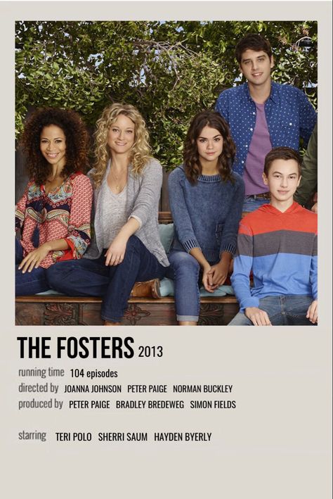 minimal polaroid tv show poster for the fosters Hayden Byerly, The Fosters Tv Show, Indie Movie Posters, Series Posters, Tv Posters, Teri Polo, Film Journal, Polaroid Posters, Movie Poster Wall