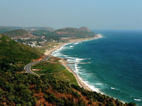 5 Must visit places in Visakhapatnam - Explore with Ecokats South India Tour, India Architecture, Nature Hd, Visakhapatnam, Top Indian, Beach Road, India Tour, Travel Companies, Andhra Pradesh