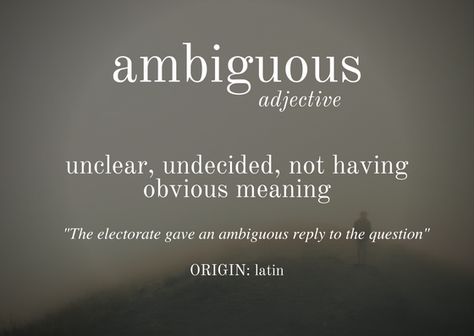 #Ambiguous #WordOfTheDay #Definition #Words #Writing #Literature #Literacy #Meaning #Quotes Literature Meaning, Strange Words Definitions, What Is Literature Definition, Melancholy Definition, Obscure Words And Definitions, Ambiguous Quotes, Meaning Quotes, Words Writing, English Dictionary