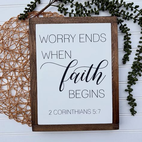 2 Corinthians 5:7 - For we live by faith, not by sight. ✨✨ #faithfilledcaptions #bibleverseoftheday #walkbyfaith #worryendswherefaithbegins #christiancreative By Faith Not By Sight, 2 Corinthians 5 7, Walk By Faith, Verse Of The Day, Bible, Quick Saves