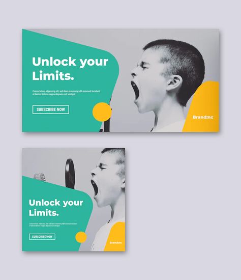 Creative Facebook Ad Template PSD, AI, EPS - Size: 1200x628, 1080x1080 px Facebook Ad Design Inspiration, Facebook Ad Template, Facebook Ads Design, 2023 Printable, Ad Ideas, Creative Banners, Pixel Design, Ad Template, Facebook Advertising