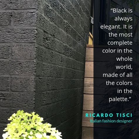 Stained Black Brick, Black Brick Exterior House, Black Brick House, Stained Brick, Brick Pillars, Lime Wash Brick, Brick Planter, Swedish Decor, Black Brick