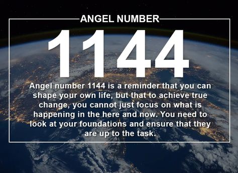 Angel Number 1144 (Meaning & Symbolism) - Numerology Sign 1144 Angel Number, Angel Number 1, Robert Downey Jr., Numerology Life Path, Number Sequence, Numerology Numbers, Life Path Number, Angel Number Meanings, Asking For Forgiveness