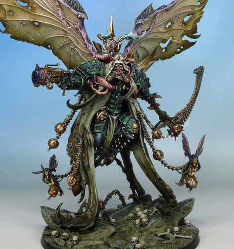 Mortarion – Primarch of Nurgle – fantasygames.com.pl Mortarion 40k, Chaos Legion, Warhammer 40k Figures, Warhammer Figures, Warhammer Paint, Warhammer Models, Warhammer Art, Warhammer 40k Artwork, Warhammer 40k Miniatures