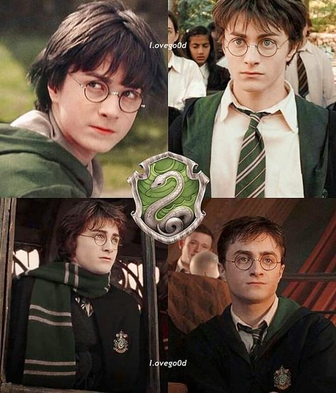 🙃🙃if Harry was in Slytherin 9¾ ⚡ 9¾ #HarryPotter #Slytherin #potterheadforlife #pottery #jkrowling #HarryPotterBestStory… Harry Potter In Slytherin, Dark Harry, Harry Draco, Harry Potter Slytherin, Slytherin Harry Potter, Images Harry Potter, Harry Potter Tumblr, Harry Potter Headcannons, Harry James