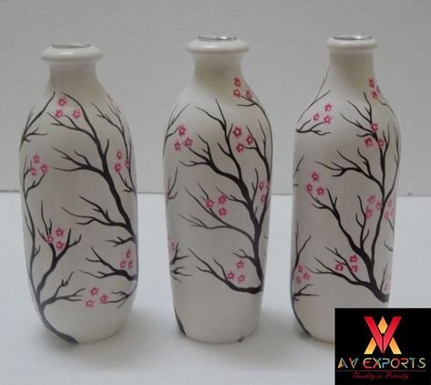 Kondapalli Wooden Flower Vase Product Code: KWFV - 01 Material: Wood Product Specifications: Height: 20 Cm. Flower Vase Painting Ideas Creative, Painting Jars, Wooden Flower Vase, Painted Bottles, Bottle Decoration, Wood Product, Glass Bottle Crafts, Diy Crafts Paper Flowers, Jar Vase