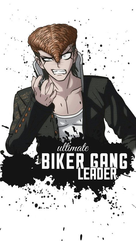 Bijuu Mike, Mondo Oowada, Danganronpa Anime, Danganronpa Thh, Gang Leader, Danganronpa Trigger Happy Havoc, Danganronpa Game, Biker Gang, Funny Texts Jokes