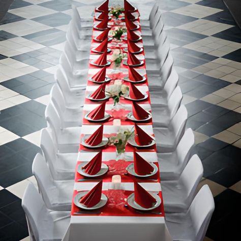 Add a burst of colour to table presentation with the Dunisoft Red Napkins, these wonderfully soft napkins are the perfect addition to any table top. Table Presentation, Red Napkins, Red 40, Dinner Parties, Table Setting, Dinner Party, Napkins, Table Settings, Table Top