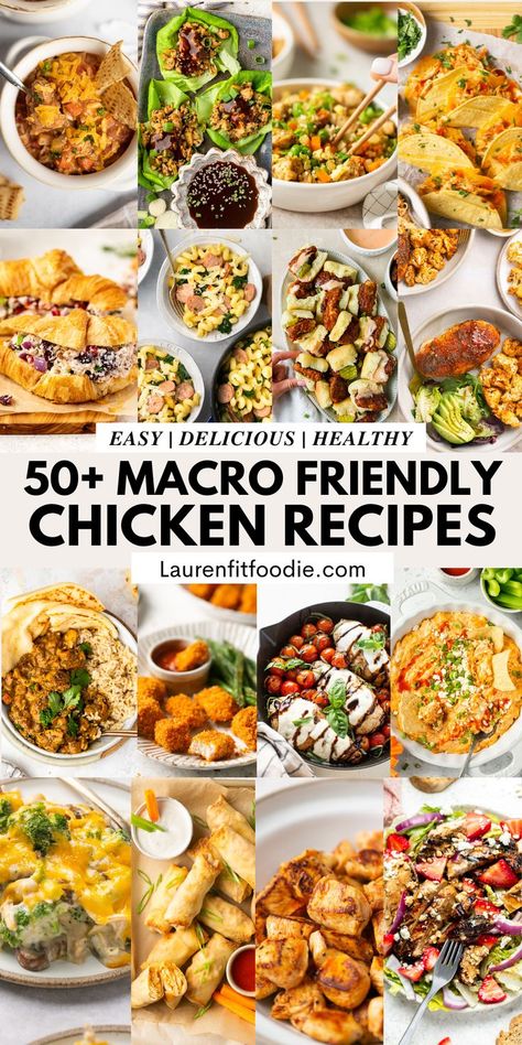 Macro Friendly Chicken Recipes, Favorite Chicken Recipes, Macro Meal Plan, Stomach Fat Burning Foods, Can Chicken Recipes, Macro Nutrition, Macros Diet, In My 20s, Macro Friendly Recipes