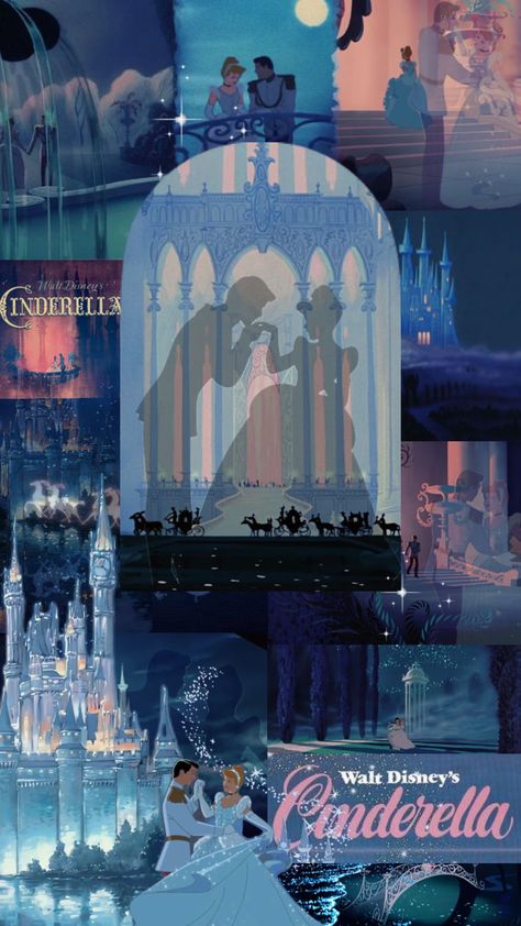 cinderella #cinderella #cinderellaaesthetic #disneyaesthetic #disney #disneyprincess #vintage #wallpaper #olddisney #retro #blue #blueaesthetic #royal #princess Cinderella Pictures, Cinderella Wallpaper, Cinderella Aesthetic, Cinderella Art, Disney Movie Art, Disney Character Art, Disney Princess Fan Art, Cinderella Disney, Cute Disney Pictures