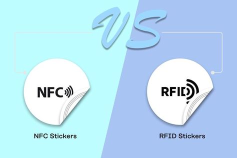 NFC and RFID are both wireless communication technologies that are quite similar. They both employ radio signals for tagging and tracking purposes. Nfc Tags Ideas, Nfc Sticker, Smart Home Ideas, Clothing Brand Ideas, Nfc Tag, Rfid Tag, Brand Ideas, Online Learning, Smart Home