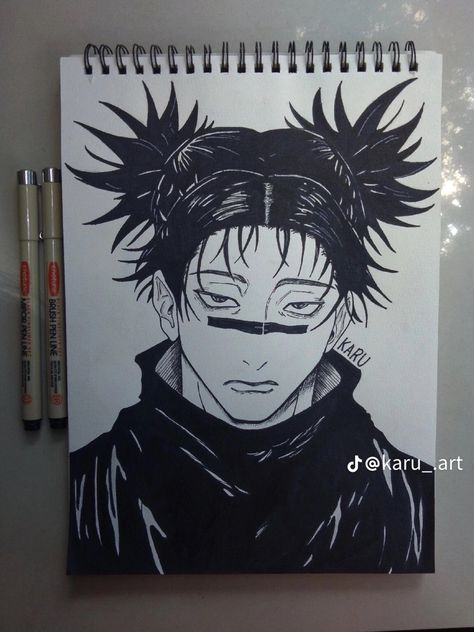 Jujutsu Kaisen, Anime Character, Jujutsu, The Original, Anime, Hair, White, Black