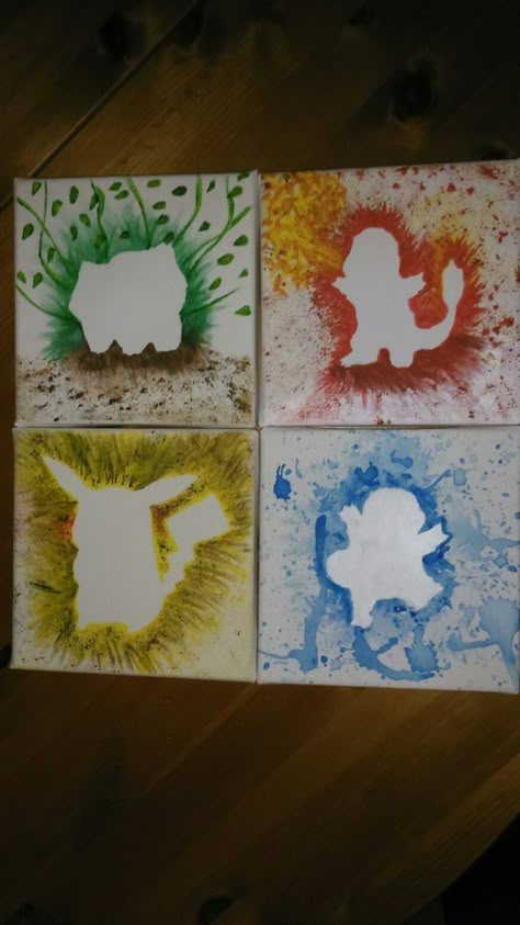 Pokemon Club Ideas, Pokemon Ideas Diy, Pokemon Handprint Art, Pokemon Art Ideas, Pokemon Art And Craft, Pokemon Art Projects, Easy Pokemon Crafts, Pokemon Crafts Diy, Pokemon Arts And Crafts