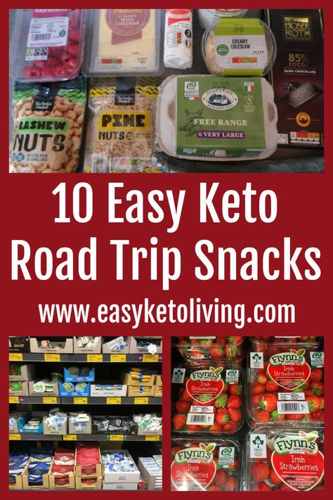 10 Keto Road Trip Snacks – Ideas for the best easy low carb foods for on the go for plane travel or road trips – with the video tutorial. Keto Travel Snacks Road Trips, Keto Road Trip Food, Healthy Snacks On The Go Road Trips, Low Carb Road Trip Food, Low Carb Travel Snacks, Low Carb Travel Food, Low Calorie Road Trip Snacks, Low Carb Road Trip Snacks, Keto Travel Food