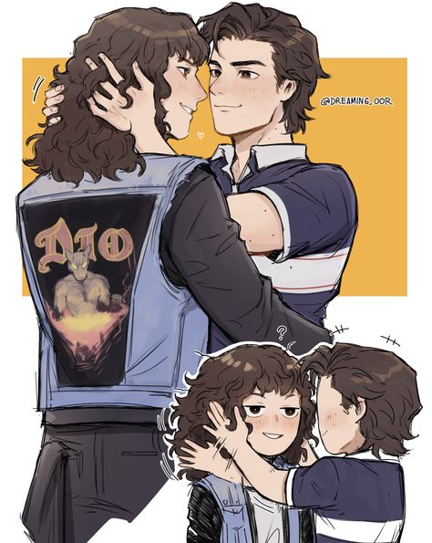 Steddie Fanart, Stranger Things Steve, Stranger Things Have Happened, Stranger Things Art, Stranger Things Characters, Star Comics, Stranger Things Aesthetic, Joe Keery, Steve Harrington