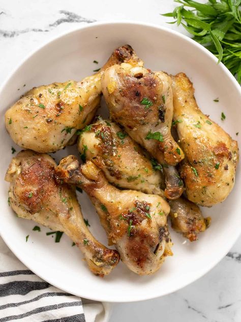 Ranch Chicken Drumsticks, Chicken Drumstick Recipes Oven, Drumstick Recipes Oven, Chicken Drumsticks Oven, Chicken Legs In Oven, Ranch Dressing Chicken, Grilled Chicken Legs, Baked Ranch Chicken, Baked Chicken Drumsticks