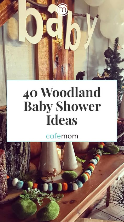 Woodland Baby Shower Ideas, Woodsy Baby Showers, Woodland Baby Shower Decorations, Baby Shower Woodland Theme, Shower Centerpieces, Shower Bebe, Animal Baby Shower, Woodland Theme, Oh Deer