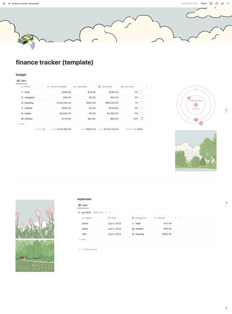 Notion Money Template, Expense Tracker Notion Template, Notion Spending Tracker, Notion Expenses Tracker, Notion Expense Template, Notion Finance Template Free, Expenses Tracker Template, Notion Budget Template Free, Notion Money Tracker