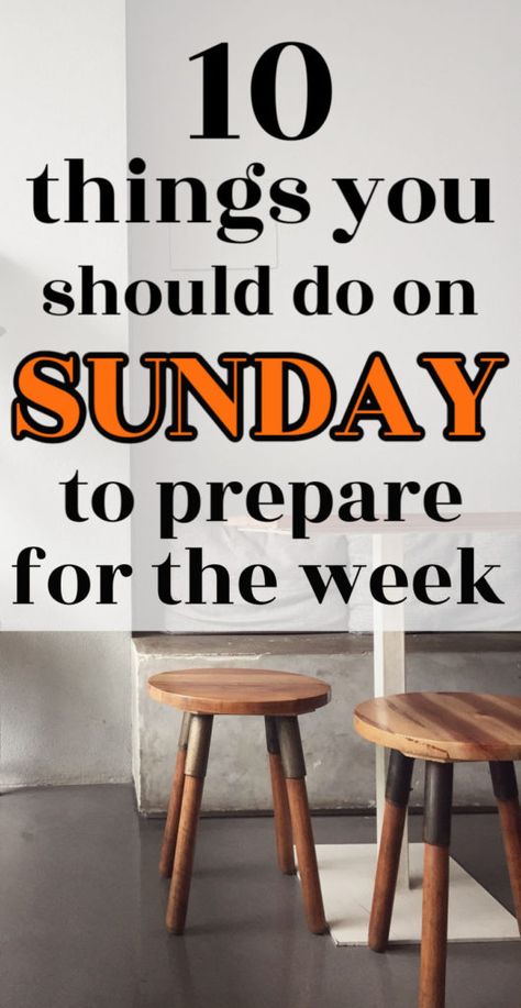 10 Things to Do Sunday to Prepare for the Week - Cabin Lane Sunday Week Prep, Sunday Prep, Spaghetti Squash Casserole, Sunday Routine, Homemade Chicken Nuggets, Kids Sheets, All Star Cheer, Sunday Lunch, Easy Meal Plans