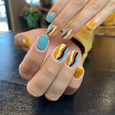 Fall Pedicure Designs, Summer Time Nails, Fall Pedicure, Belle Nails, Time Nails, Fall Nails Designs, Nail Fall, Emerald Nails, Gel Nail Ideas