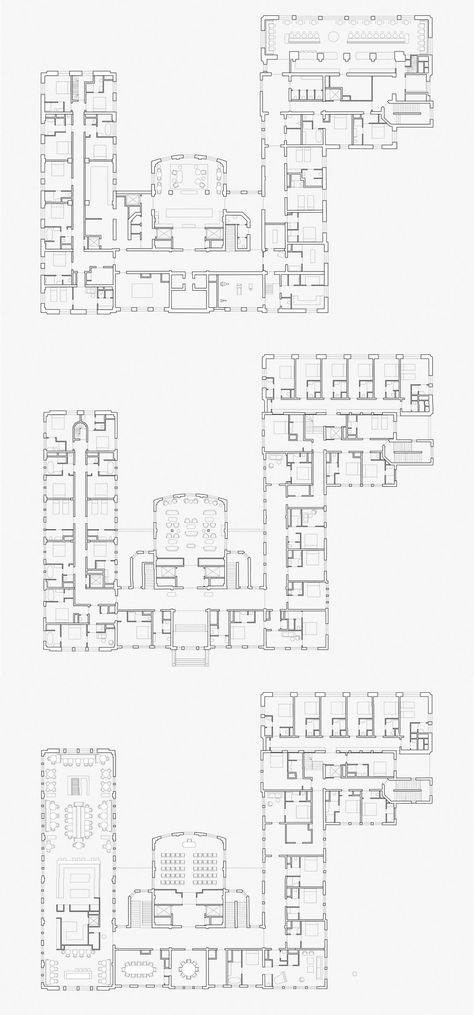 Pillows Grand Boutique Hotel Maurits at the Park | Amsterdam Former dissecting laboratory Amsterdam transformed into five-star hotel Boutique Hotel Floor Plan, 5 Star Hotel Floor Plan, Motel Design, Boutique Hotels Design, Truss Structure, Hotel Floor Plan, Engineering Challenge, Hotel Floor, Glazed Brick