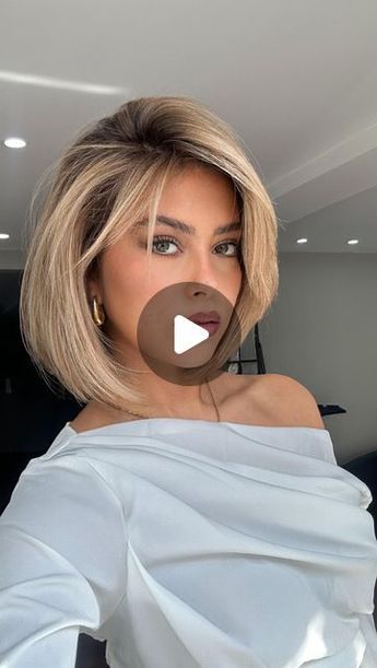 Medium Length Haircut Fine Hair, Ginger Salad, Bob Blonde, Woman Hairstyles, Hair 2022, Medium Hair Styles For Women, Hair Color Caramel, Prom Hairstyles For Short Hair, Haircut Inspiration