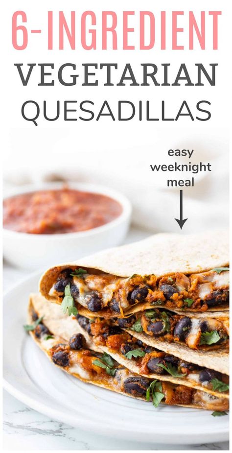 Vegetarian Quesadillas Recipe Vegetarian Quesadillas Recipes, Sweet Potato Avocado, Vegetarian Quesadillas, Potato Avocado, Vegetarian Quesadilla, Today Is Monday, Meatless Monday Recipes, Meatless Dinner, Dinner Recipes Easy Quick