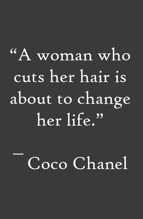 New Hairstyle Quotes, Hairstyle Quotes, No Ordinary Girl, 20th Quote, Hair Quotes, Quotes For Instagram, New Hairstyle, Change Quotes, Coco Chanel