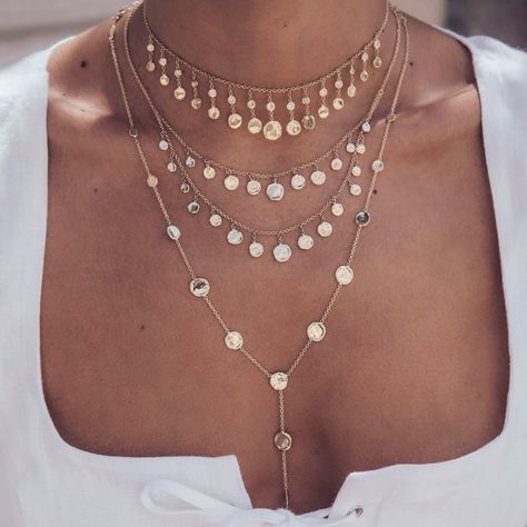 Follow the dotted lines ✨✨✨ #JAVibe Rose Gold Choker, Necklace Luxury, Jacquie Aiche, Bridal Choker, Lucky Elephant, Hammered Gold, Gold Choker, Bridal Necklace, Rings Bracelets