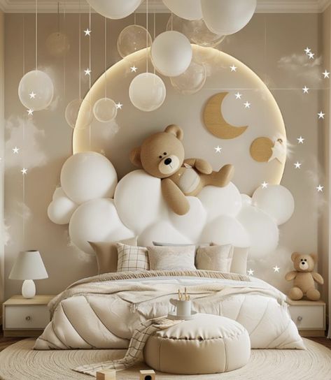 Princess Kids Room, Luxury Kids Bedroom, Cool Kids Bedrooms, Baby Room Neutral, Modern Kids Bedroom, Baby Boy Room Decor, Nursery Room Design, Kids Bedroom Designs, Baby Room Inspiration