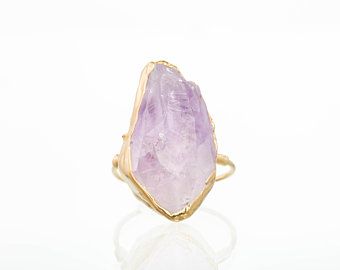 Vertical Raw Amethyst Ring, Gold Ring, Gemstone Ring, Raw Crystal Ring, Statement Ring, February Birthstone Ring, Boho Ring, Raw Stone Ring Amethyst Ring Gold, Secret Symbols, Raw Amethyst Ring, Ring Stacks, Gold Amethyst Ring, Amethyst Birthstone, Raw Crystal Ring, Raw Gemstone Ring, Raw Stone Ring